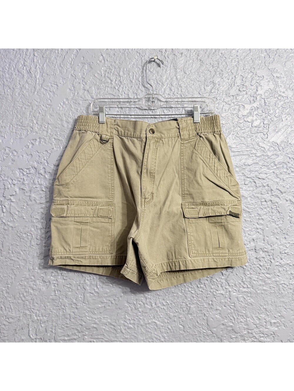 Royal Robbins Vintage Khaki Cargo Utility Hiking Shorts Size 38